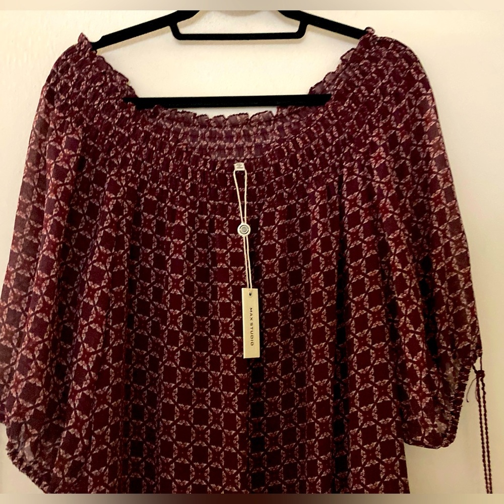 Beautiful Max Studio burgundy Dress Size M